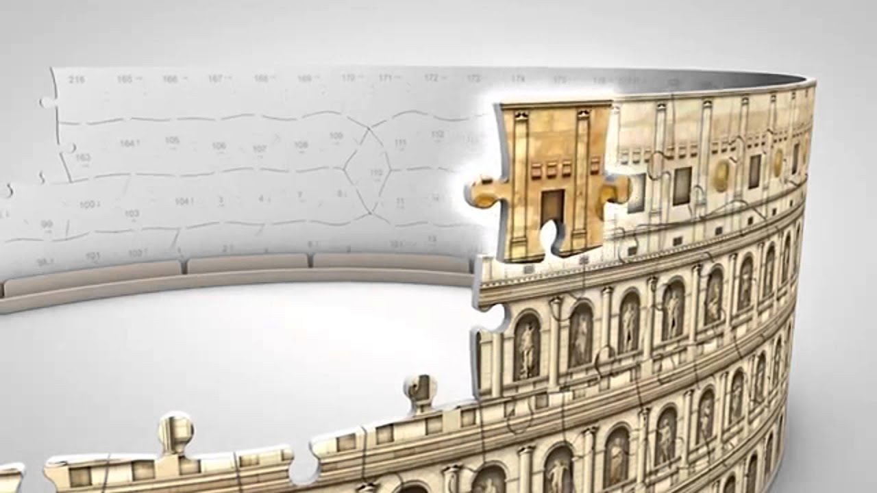 Colosseum 3D Puzzle (Jigsaw Puzzle by Ravensburger) ToySeek YouTube
