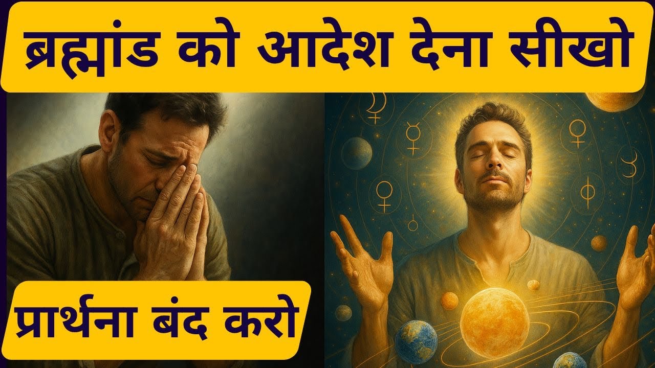 प्रार्थना बंद करो | ब्रह्मांड को आदेश देना सीखो – Secret Manifestation Formula by Universe