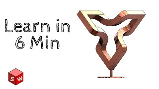 How to Make a Tri Corner Trophy in Solidworks Beginner Tutorial