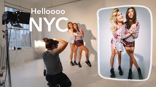 a day of photoshoots, friends, & running around NYC