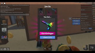 Trading Battle Axe 2 for Chroma Darkbringer and Icey in MM2.