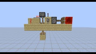 Redstone Tutorial: Ceiling Double Piston extender