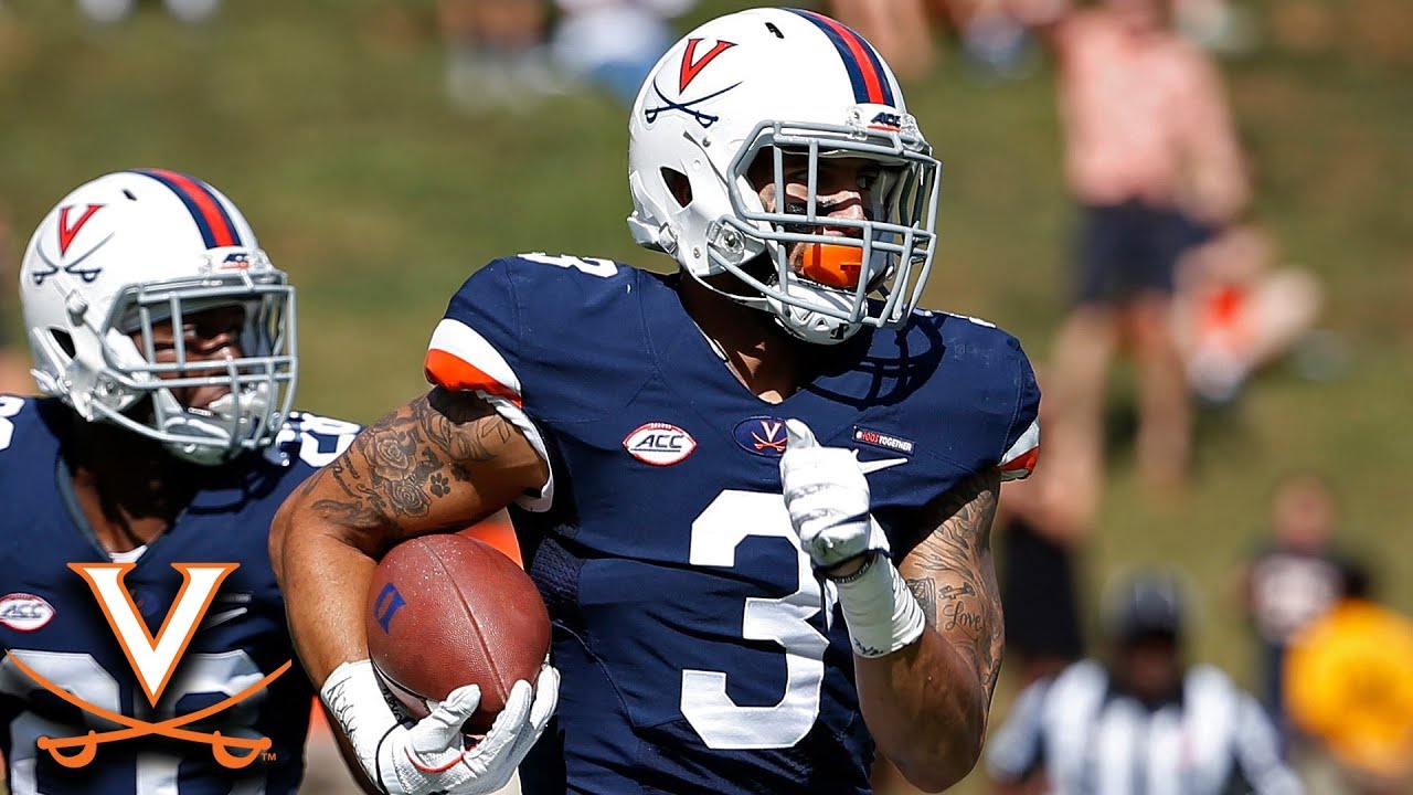 UVA Safety Quin Blanding s Tip Drill Pick 6 Vs Duke YouTube