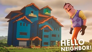 Как построить Дом СОСЕДА из Hello Neighbor Pre Alpha в Майнкрафт | Привет Сосед в Майнкрафт