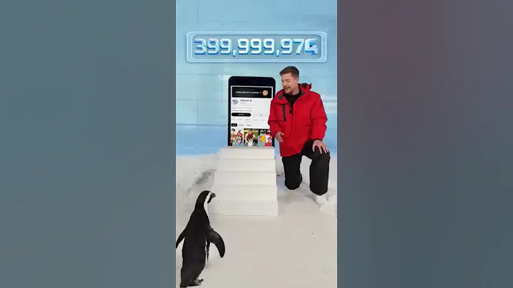 Can I Teach a Penguin To Subscribe? #shorts#youtubeshorts#trendingshorts#mrbeast#growfast#viral#duet