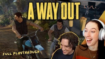 Prison Beans | A WAY OUT | Full Game Playthrough