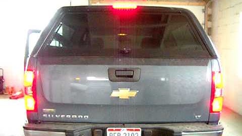 The Wrong way to wire a 3rd brake light on a fiberglass cap.