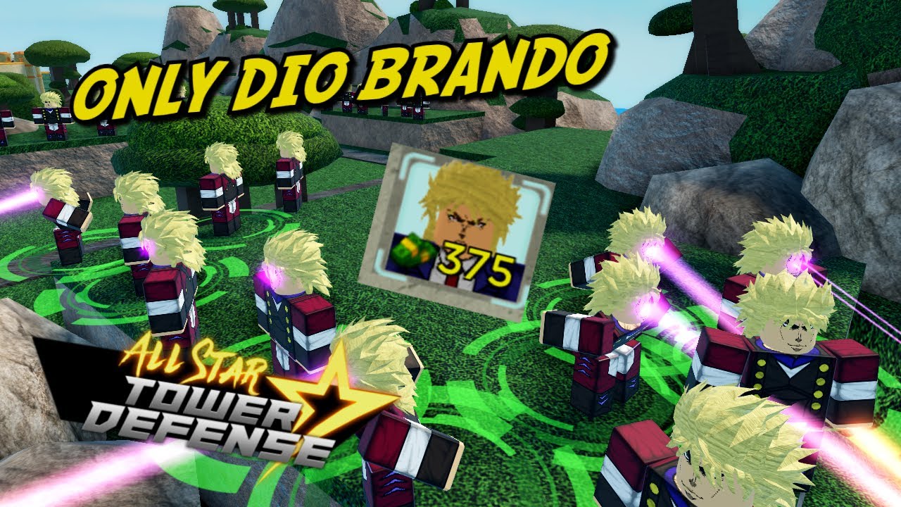 (CODES) Using ONLY Dio Brando In All Star Tower Defence ...