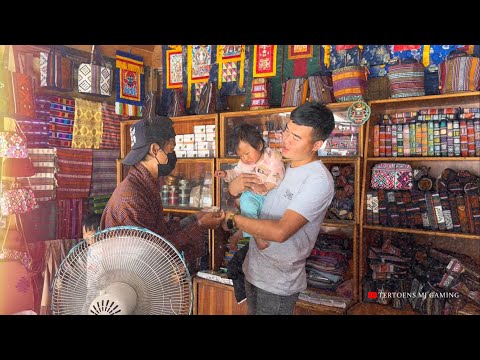 A Short Documentary | Man Carrying His Child While Collecting Parking Fees In Thimphu |
