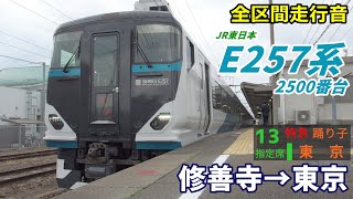 【全区間走行音】E257系2500番台〈踊り子〉修善寺→東京 (2021.3)