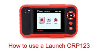 How to use a Launch CRP123