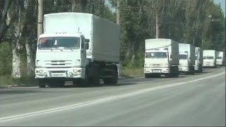Ukraine: controversial Russian aid cargo is unloaded in Luhansk