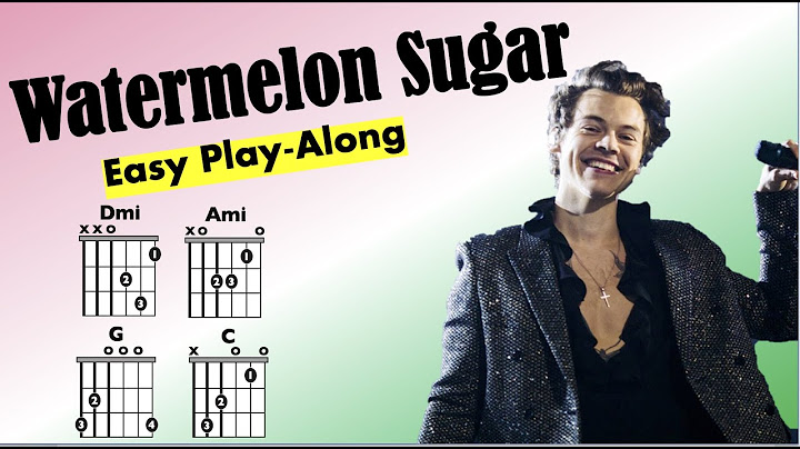Watermelon Sugar Guitar version - Guitar performance video thumbnail