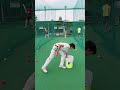 student doing batting drills #cricket