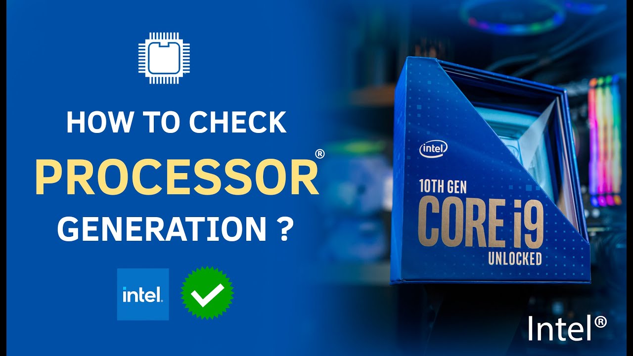 How to check Laptop or PC Generation of Processor? Urdu/Hindi YouTube