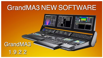 GrandMA3 software 1.9.2.2 feature update with a lot of new functionality