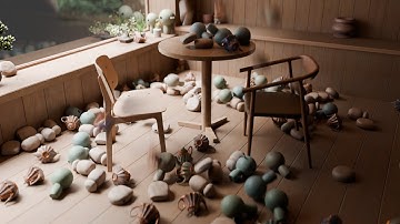 Blender 4.4 a | Experiment: RBD in Geometry Nodes | Chaos Cafe | 6