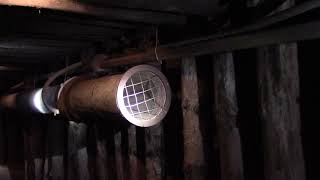 IDRIJA, ANTHONY`S SHAFT; A FAN BLOWING