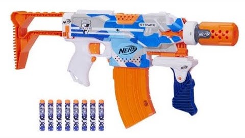 Nerf stryfe battle camo series review and firing test