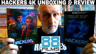 Hackers. 4K 88 Films, Unboxing & Review.