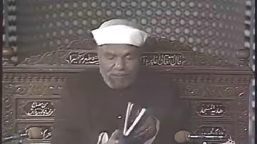 والخيل والبغال والحمير لتركبوها وزينة ويخلق ما لا تعلمون*سورة النحل((16))الأية(05-09)*الشيخ الشعراوى