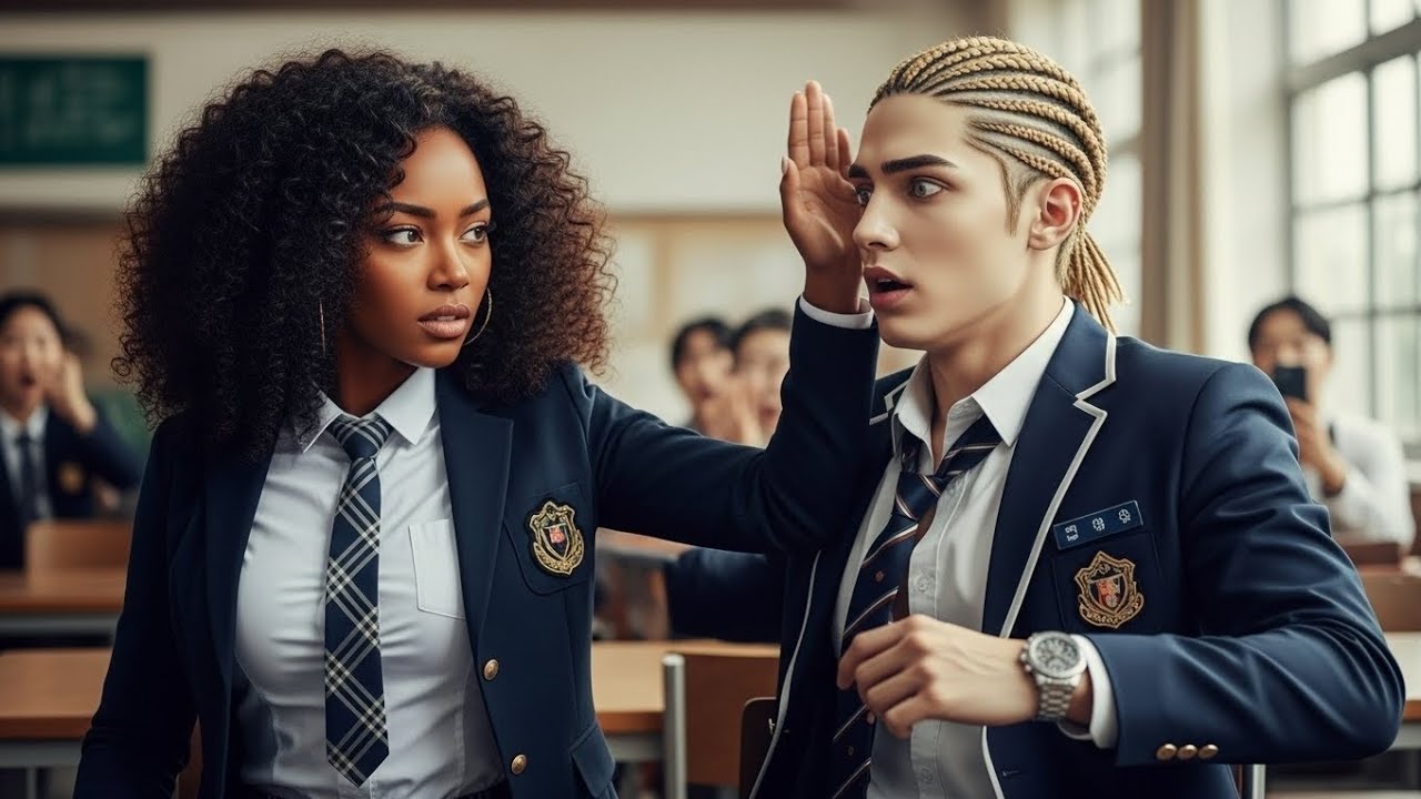 BLACK GIRL SLAPPED THE KOREAN HEIR... THEN HE MADE A BET THAT CHANGED EVERYTHING #koreanromance