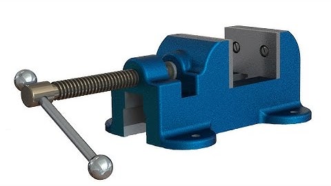 SolidWorks Tutorial #234: Mechanical bench vise (Project 15)