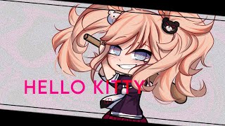 Hello kitty meme (flashing &eyestrain warning) || Gacha Club | Junko enoshima THH Resimi