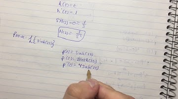 Laplace Transform (without the table!) example #3