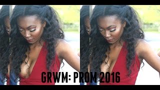 GRWM: PROM 2016   Vlog footage