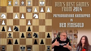 Thumbnail for Ben's Best from 2014: Priyadharshan Kannappan vs Ben Finegold