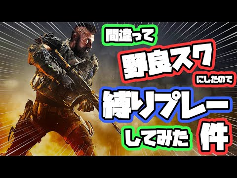 【CODモバイル バトロワ】間違って野良スクにしたので勝手に縛りプレーにして頑張ってキャリーしてみた件【codm】RANDOM PARTY | COD MOBILE BATTLE ROYALE