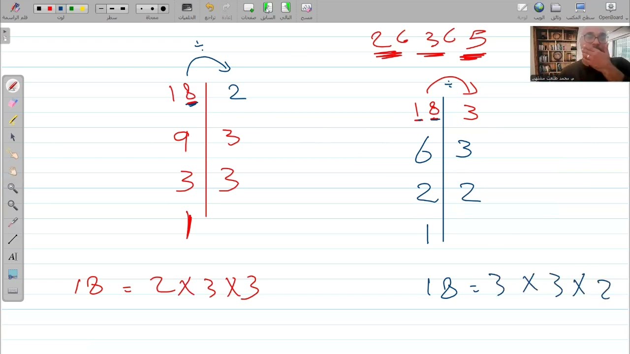 الدرس الأول: تحليل عدد الى جداء عوامل | الوحدة 3 | سادس | المنهاج السوري