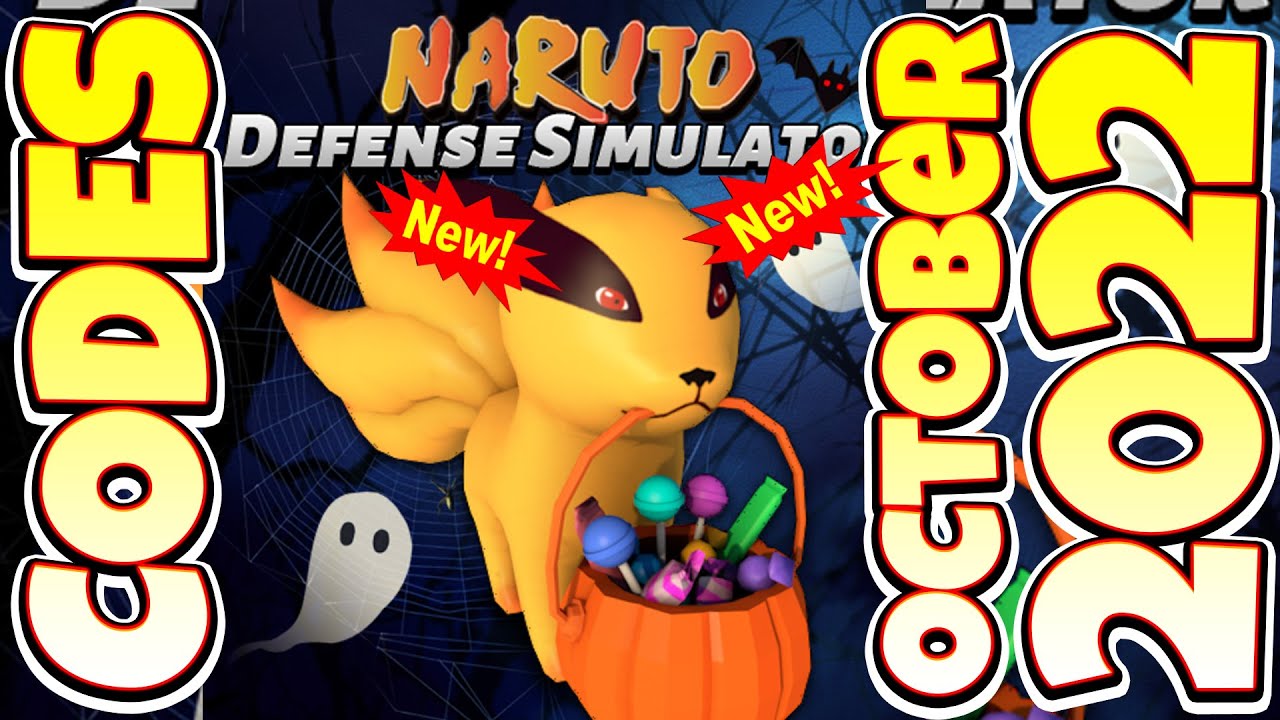 NEW CODES HALLOWEEN Naruto Defense Simulator Roblox GAME ALL SECRET CODES ALL WORKING CODES 