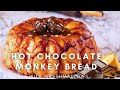 HOT CHOCOLATE MONKEY BREAD WITH MARSHMALLOWS || STUFFED MONKEY BREAD || MARSHMALLOWS MONKEY BREAD