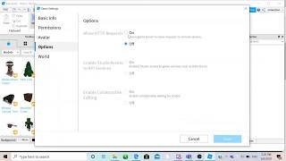 How to enable http service in Roblox studio (2020)