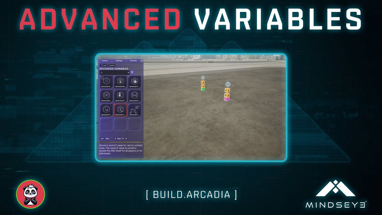 Advanced Variables | Build.ARCADIA Tutorial Series - YouTube