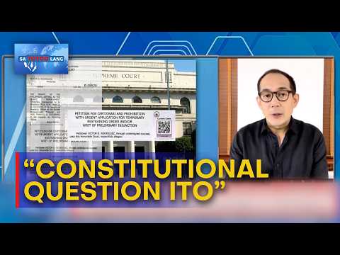 Rodriguez: Petition ko, constitutional question at hindi usapin ng impeachment defense
