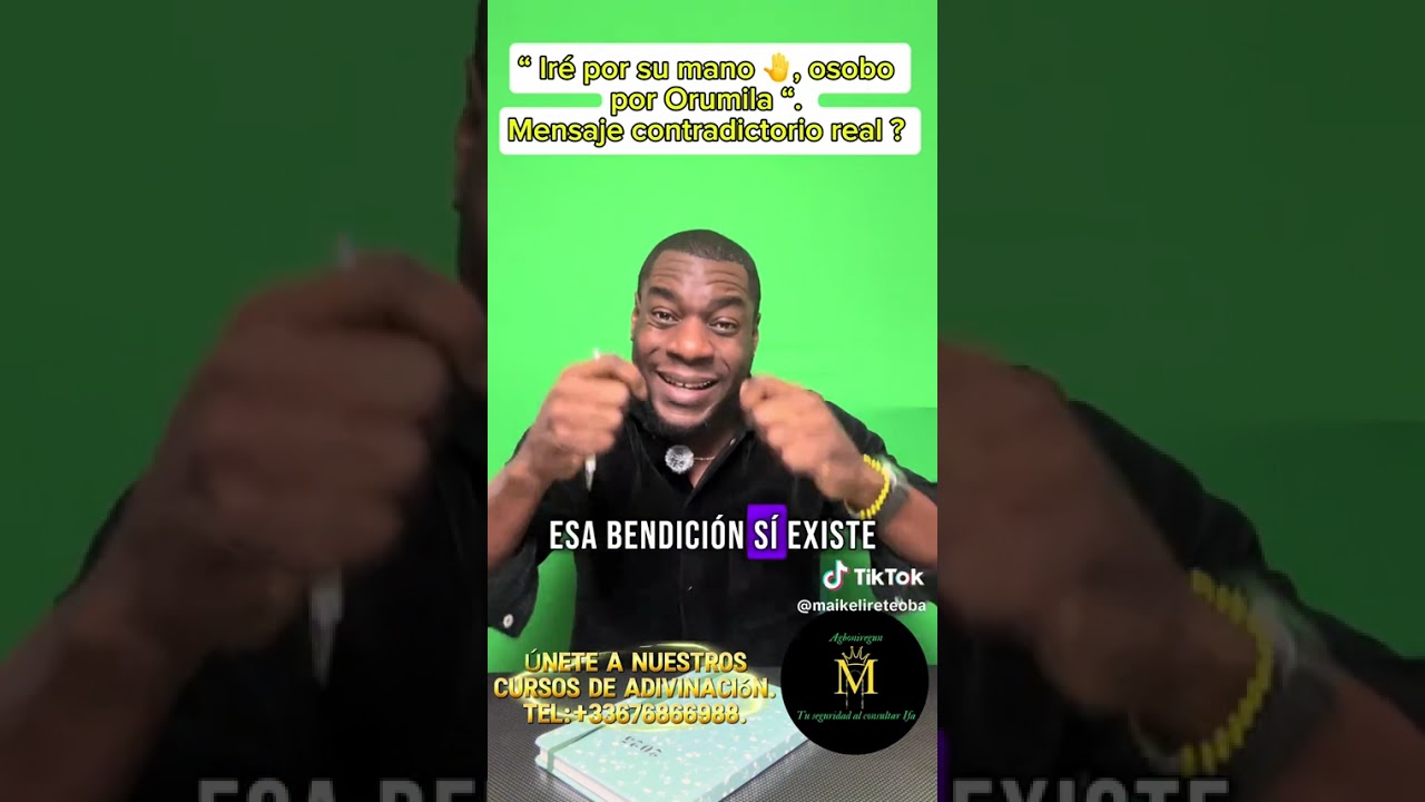 Iré por Orula, osobo por su mano. La realidad detràs de esta expresiòn.