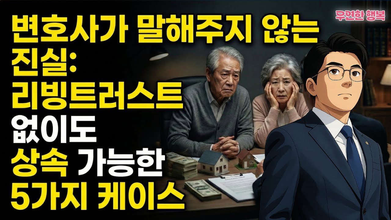 변호사가 말해주지 않는 진실: 리빙트러스트 없이도 상속 가능한 5가지 케이스