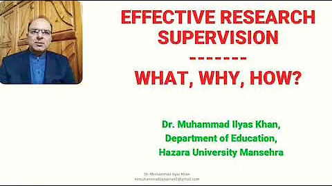 What is the most important aspect of supervision? (2023)