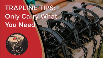 Only Carry What You Need | Trapline Tips | Rex Predator Academy