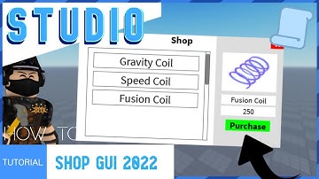 [DESC] ROBLOX STUDIO | How to make a Shop Gui 2022 [Customizable!]