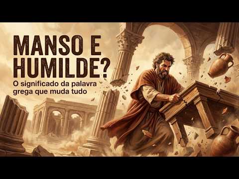 O que realmente significa ser manso e humilde? A palavra grega que muda tudo