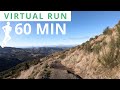 Virtual Running Video 1 Hour | Virtual Running Videos For Treadmill With Music