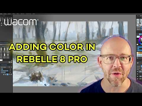How to Add Color to a Digital Painting in Rebelle 8 Pro: Color Splash (Part 2) | Wacom