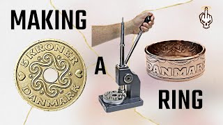 Using Swedish Wrap Method for Making a Custom Order Coin Ring