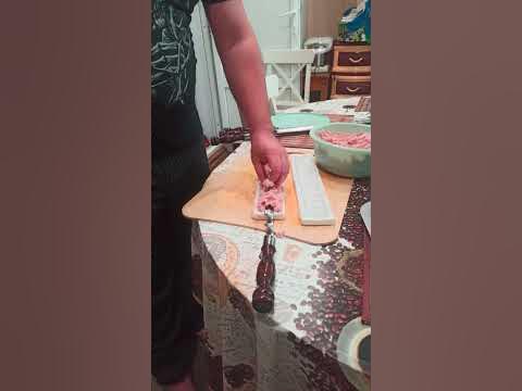 пресс форма для кебаба. - YouTube