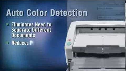 Canon imageFORMULA DR-6030C Office Document Scanner Demonstration Video