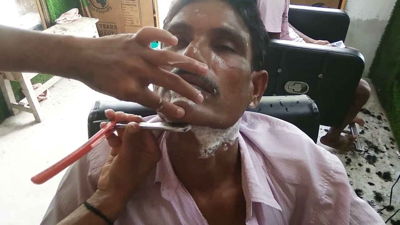 How to old man Beard clean shave video only ✂️✂️✂️✂️